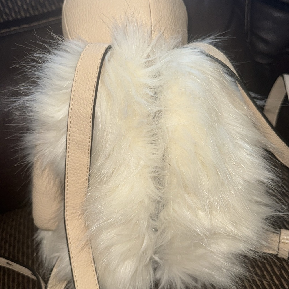 Kendall & Kylie Normie Faux Fur & Leather Backpack - Picture 4 of 5